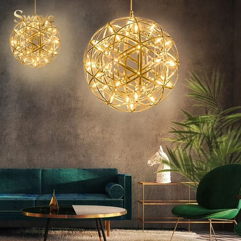Home Bathroom Lighting Design - Nordic Modern LED Chandeliers Lamp Design