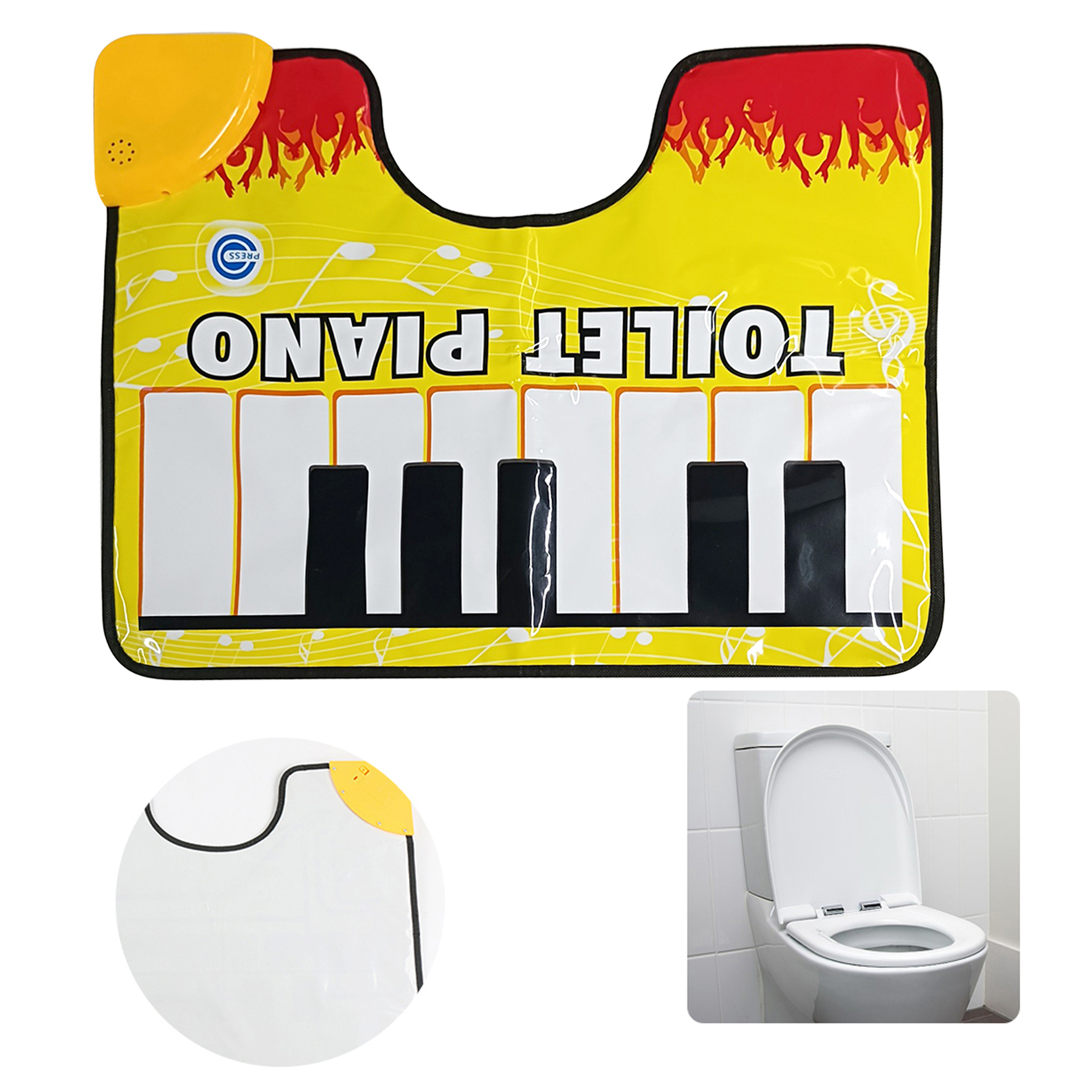 Novelty Potty Piano Sounding C - огляд і ціна Home Bathroom Rugs