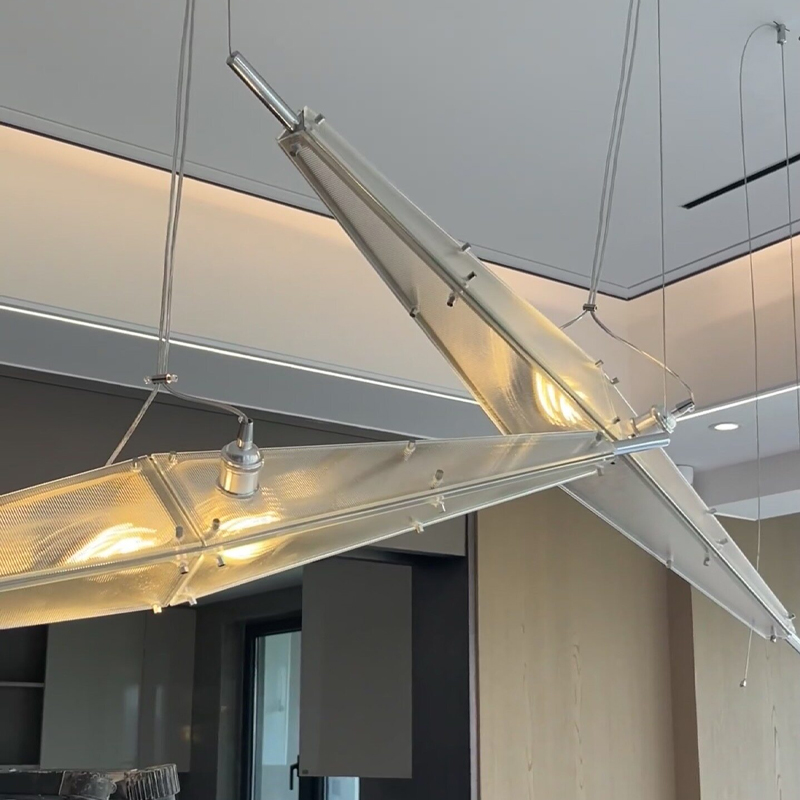 LED Glass Chandelier Minimalis - огляд і ціна Home Bathroom Lighting Design