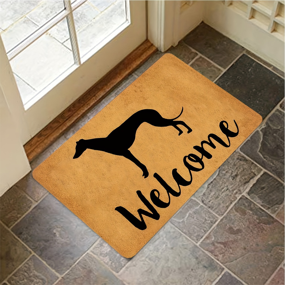 Greyhound Welcome Door Mat, No - огляд і ціна Home Bathroom Rugs