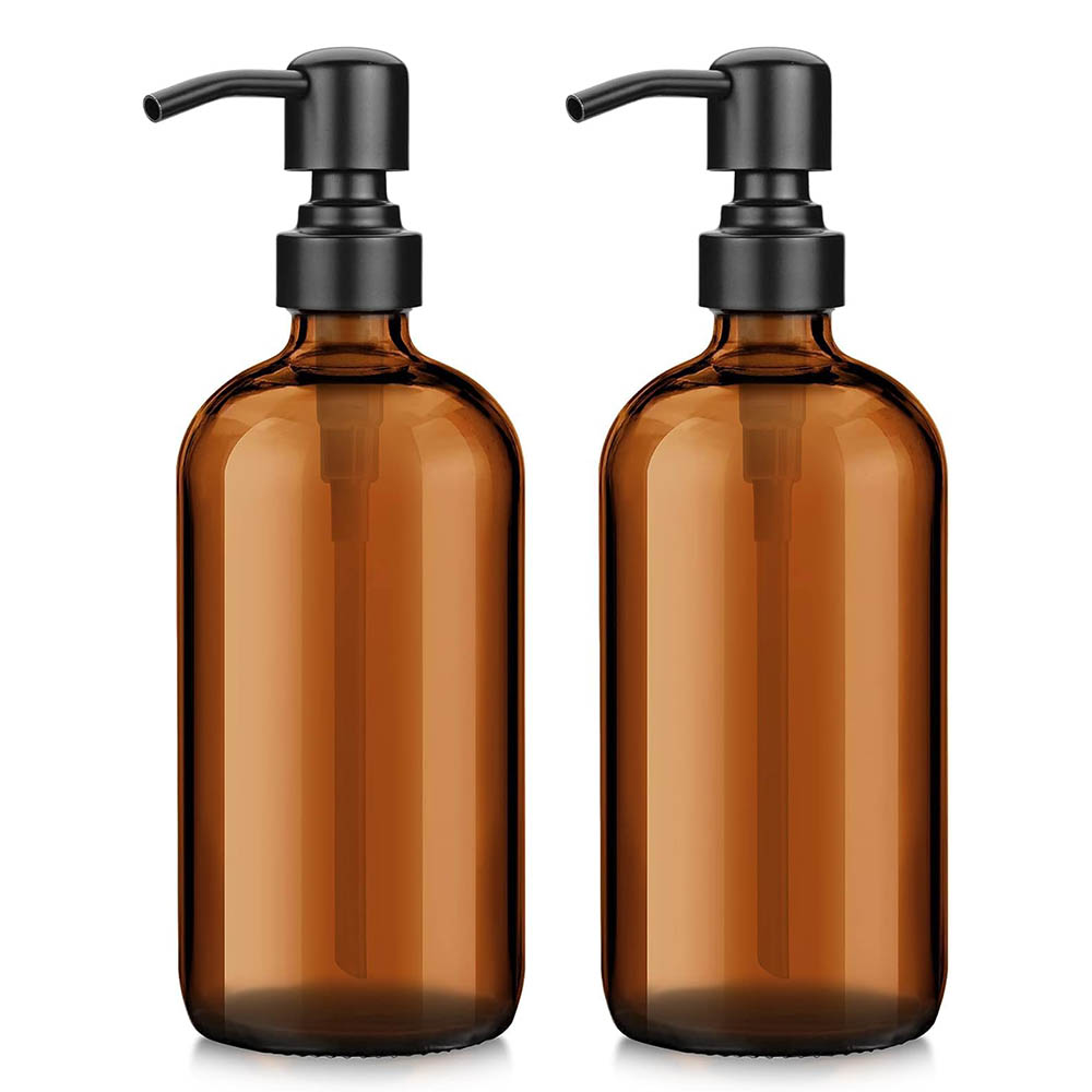 Amber Glass Soap Dispenser wit - огляд і ціна Glass Soap Dish