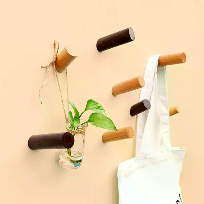Wall Hanger Wood Hook Beech Ho - огляд і ціна Jet Home Bathroom Accessories