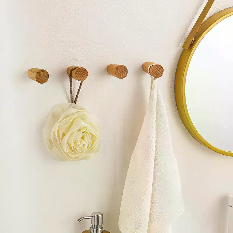 Wall Hanger Wood Hook Beech Ho - огляд і ціна Jet Home Bathroom Accessories