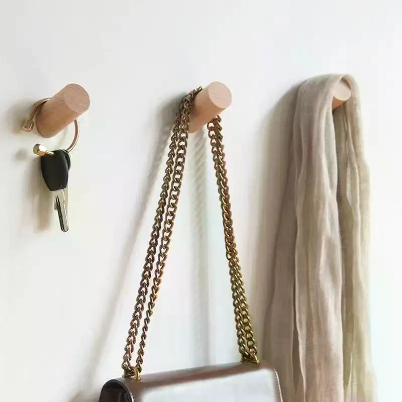 Wall Hanger Wood Hook Beech Ho - огляд і ціна Jet Home Bathroom Accessories