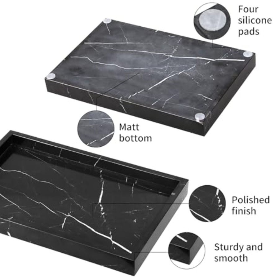 Marble Bathroom Vanity Tray, N - огляд і ціна Home Bathroom