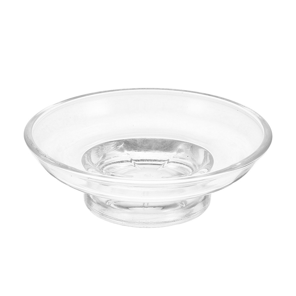 Frosted Glass Soap Dish Round  - огляд і ціна Glass Soap Dish