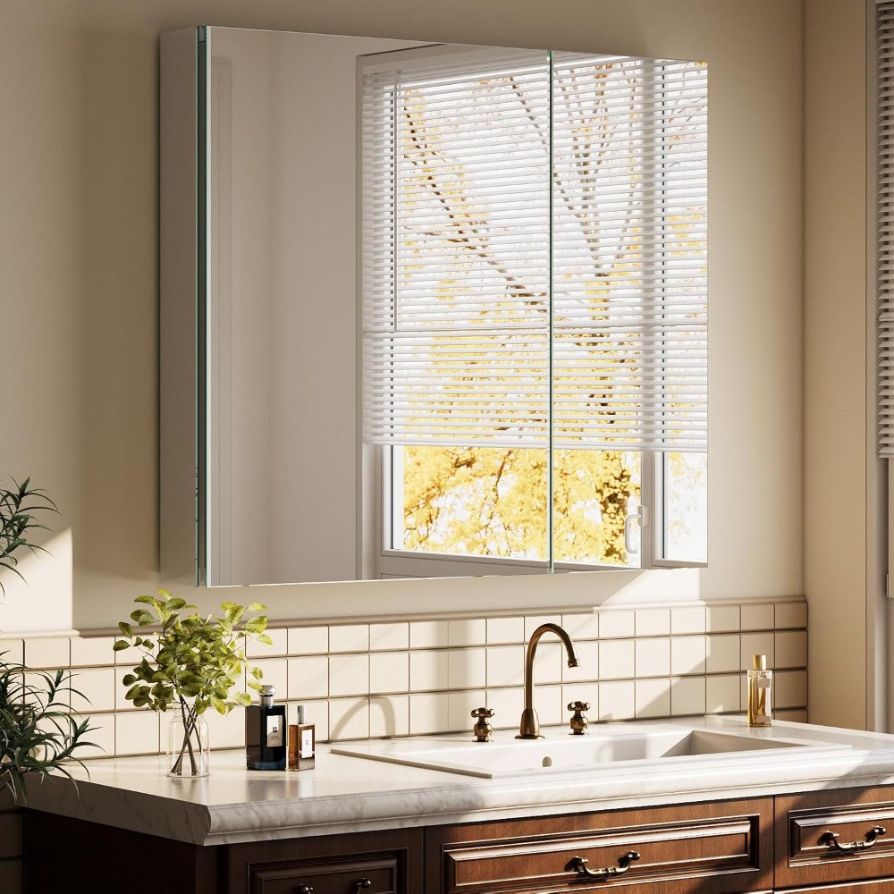 Bathroom Medicine Cabinet with - огляд і ціна Home Bathroom Cabinets