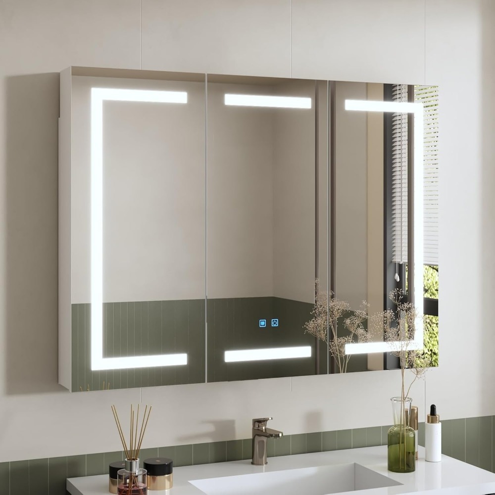 Lighted Medicine Cabinet with  - огляд і ціна Home Bathroom Cabinets