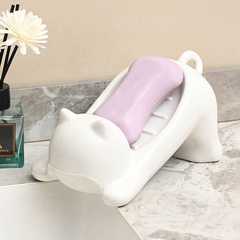 Cute Cat Drain Soap Holder Con - огляд і ціна Jet Home Bathroom Accessories