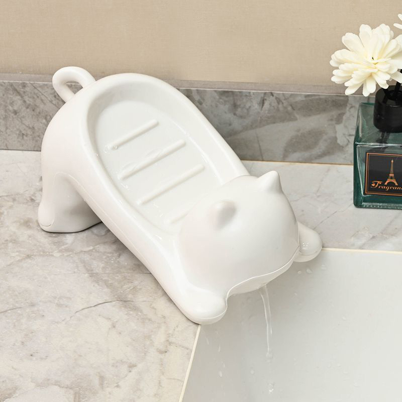Cute Cat Drain Soap Holder Con - огляд і ціна Jet Home Bathroom Accessories