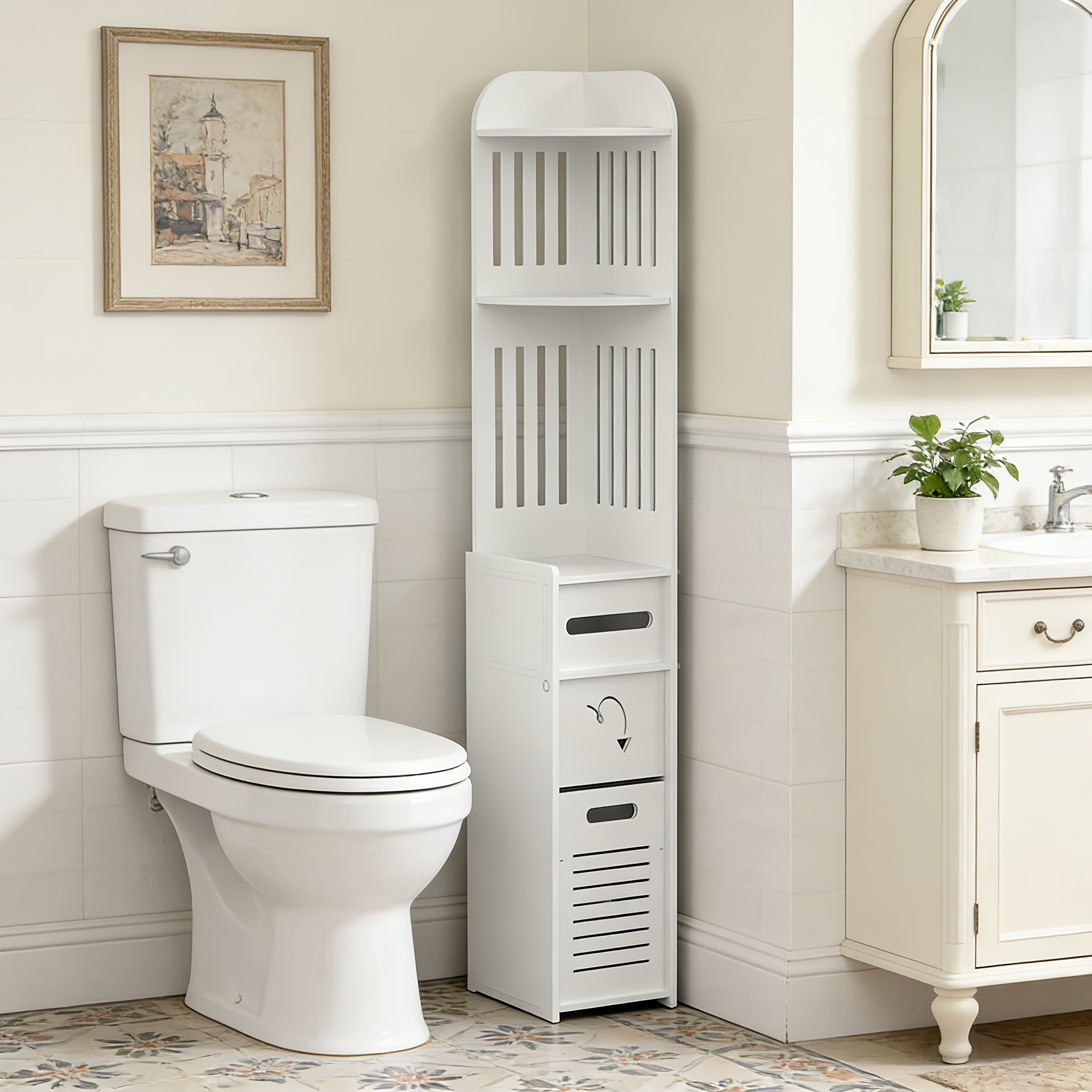 Space-Saving Bathroom Cabinet, - огляд і ціна Home Bathroom Cabinets
