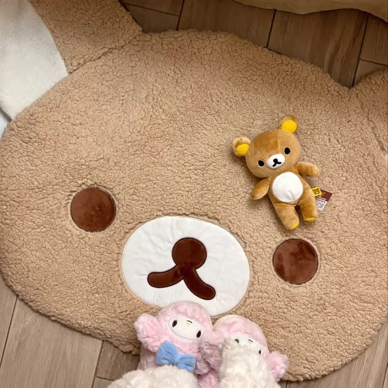 Cartoon Rilakkumas Plush Rug K - огляд і ціна Home Bathroom Rugs