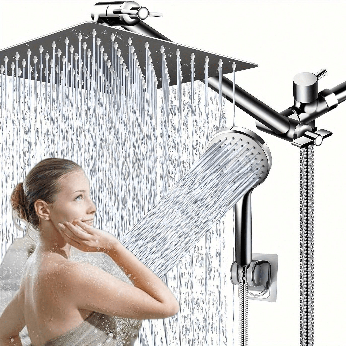 8-Inch High Pressure Rain Show - огляд і ціна Home Bathroom
