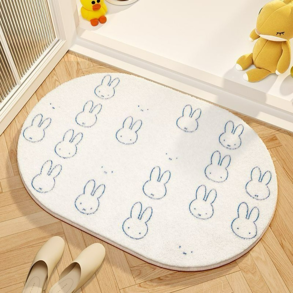 Miffy Cartoon Floor Mat Soft I - огляд і ціна Home Bathroom Rugs