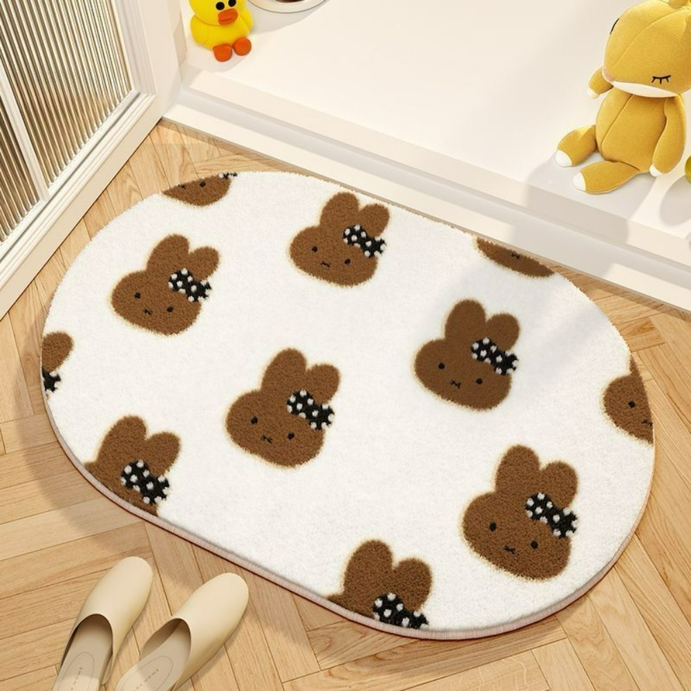 Miffy Cartoon Floor Mat Soft I - огляд і ціна Home Bathroom Rugs