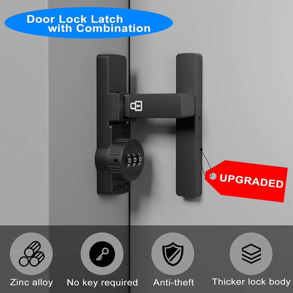 Security Barn Door Lock 3-Digi - огляд і ціна Home Bathroom Cabinets