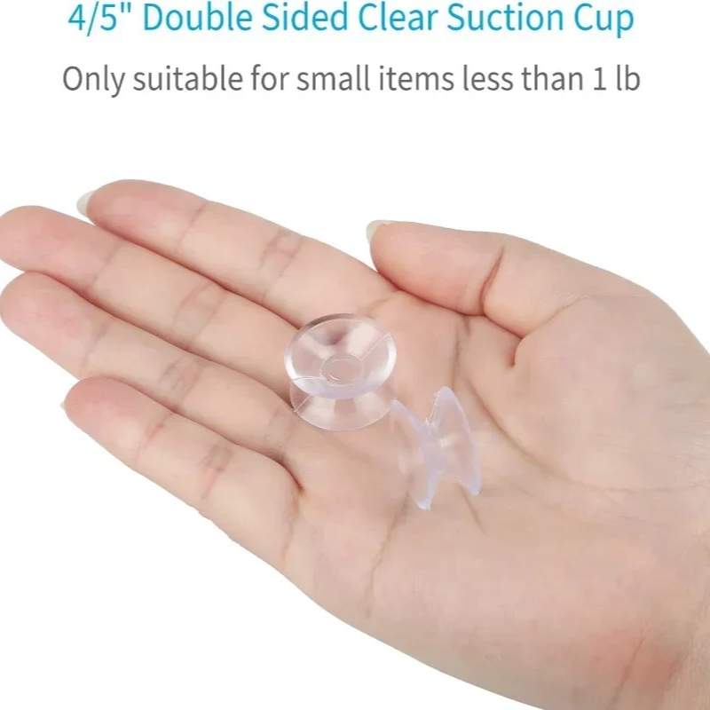 Double Sided Plastic Suction C - огляд і ціна Glass Soap Dish