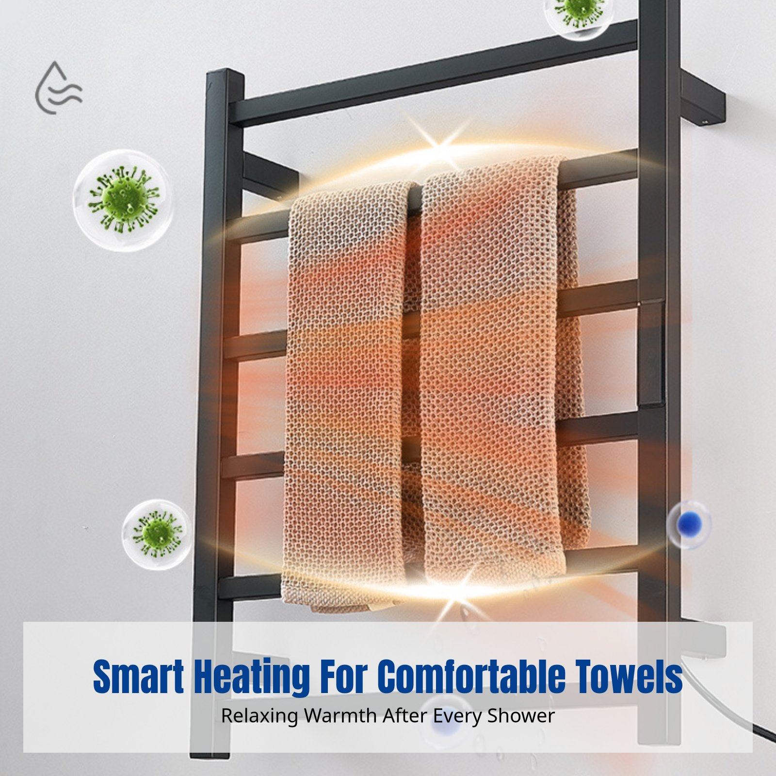 Smart Electric Towel Rack, Hea - огляд і ціна Home Bathroom