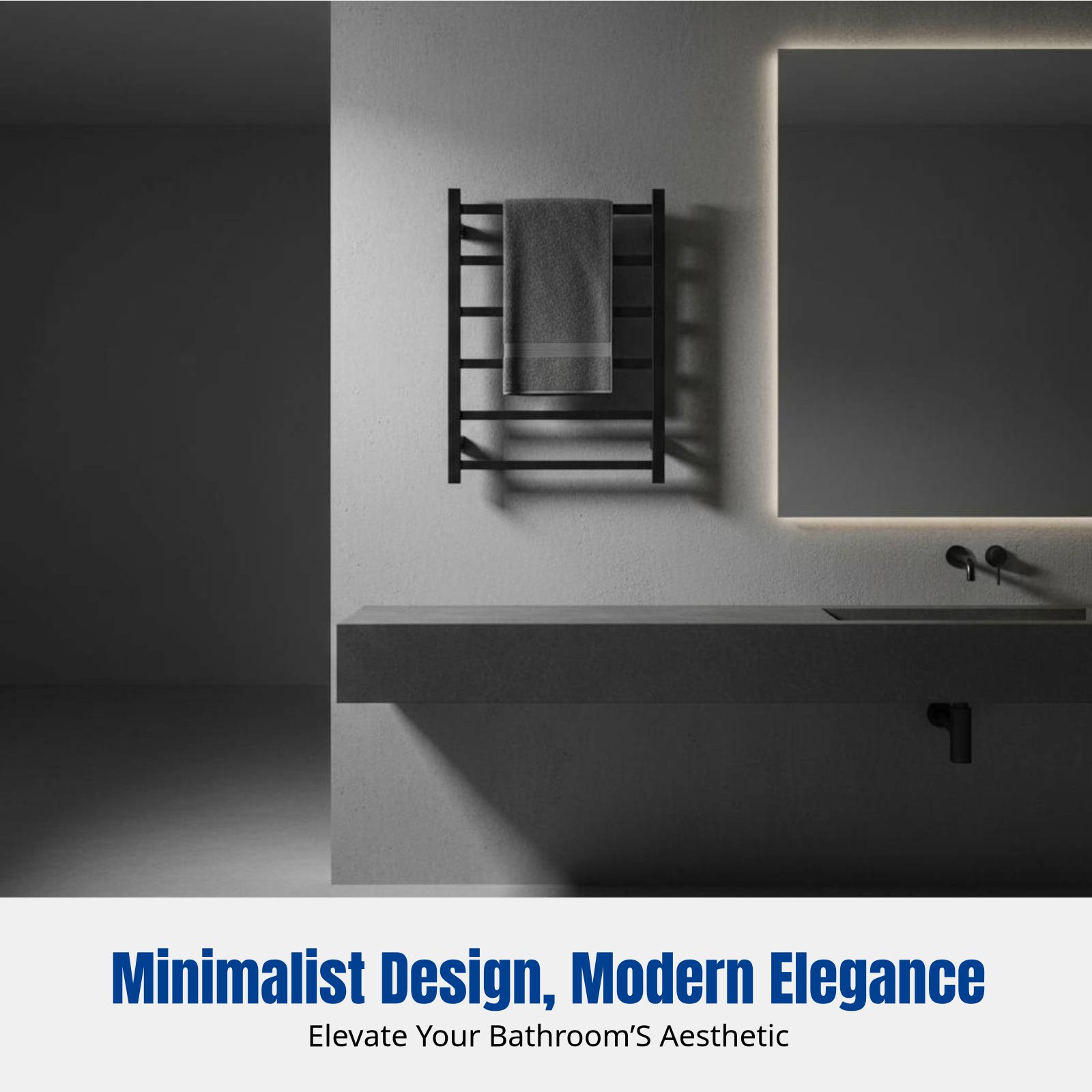 Smart Electric Towel Rack, Hea - огляд і ціна Home Bathroom