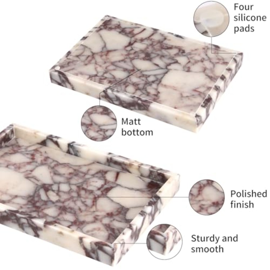 Marble Bathroom Vanity Tray, N - огляд і ціна Home Bathroom