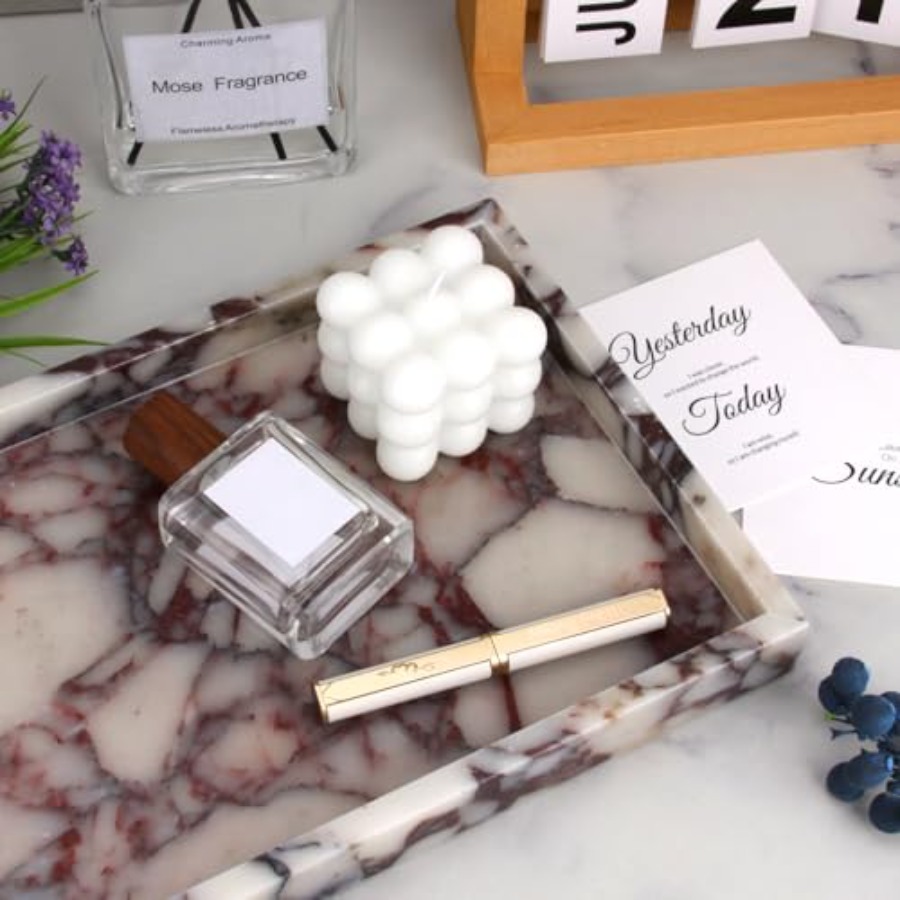 Marble Bathroom Vanity Tray, N - огляд і ціна Home Bathroom