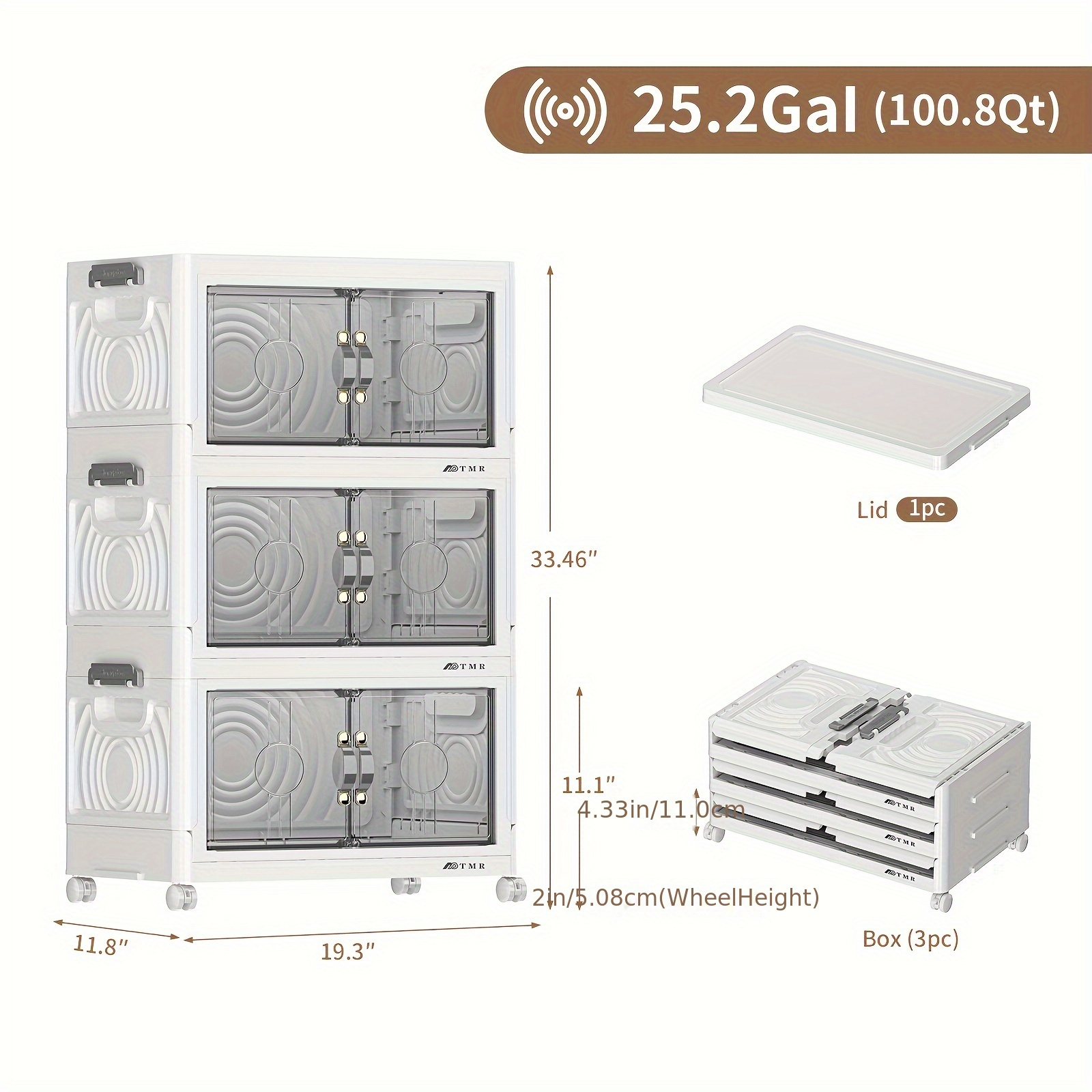 48QT Foldable Storage Cabinet, - огляд і ціна Home Bathroom Cabinets