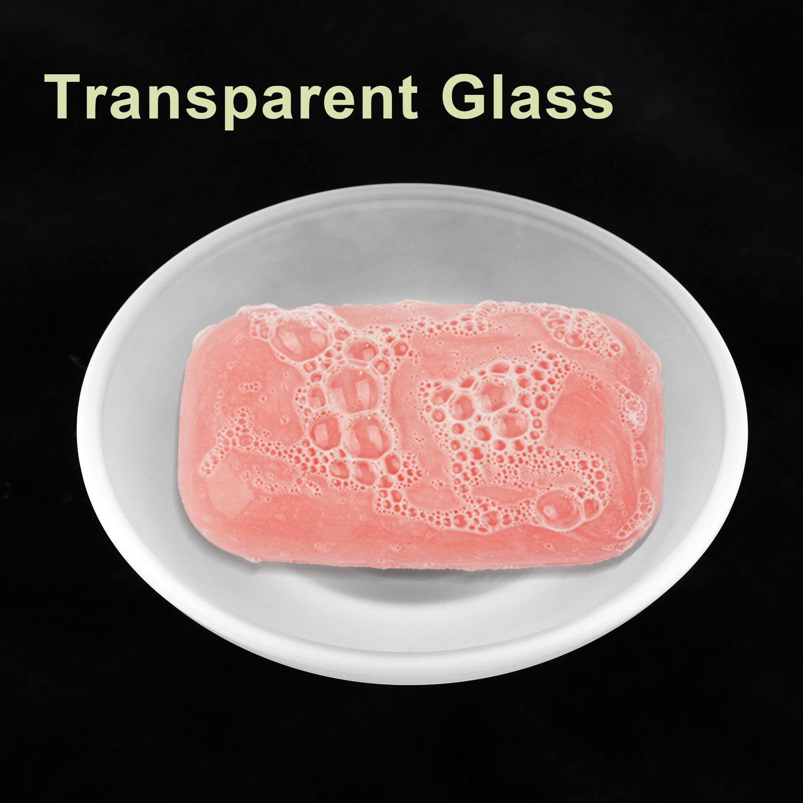 Glass Soap Dish Frosted Transp - огляд і ціна Glass Soap Dish