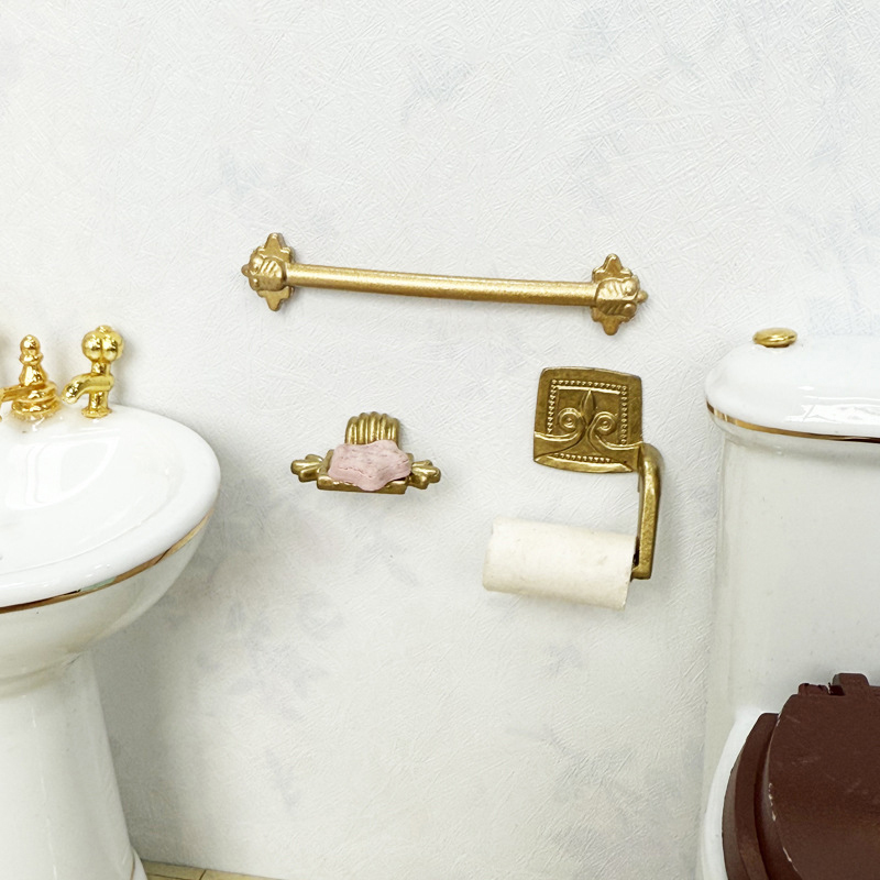 1/12 Dollhouse Simulation Pape - огляд і ціна Jet Home Bathroom Accessories