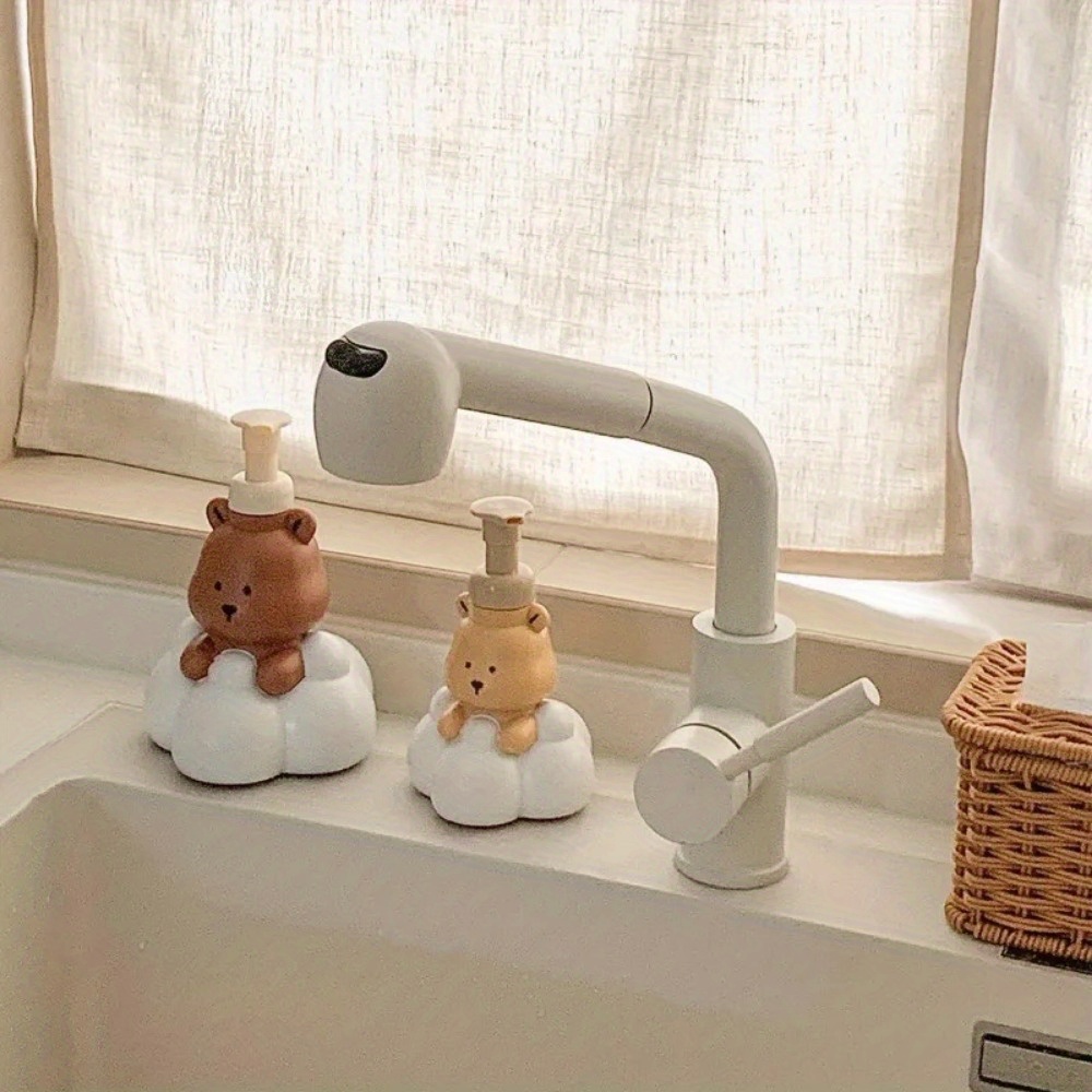 1PC Cartoon Bear Lathering Bot - огляд і ціна Glass Soap Dish