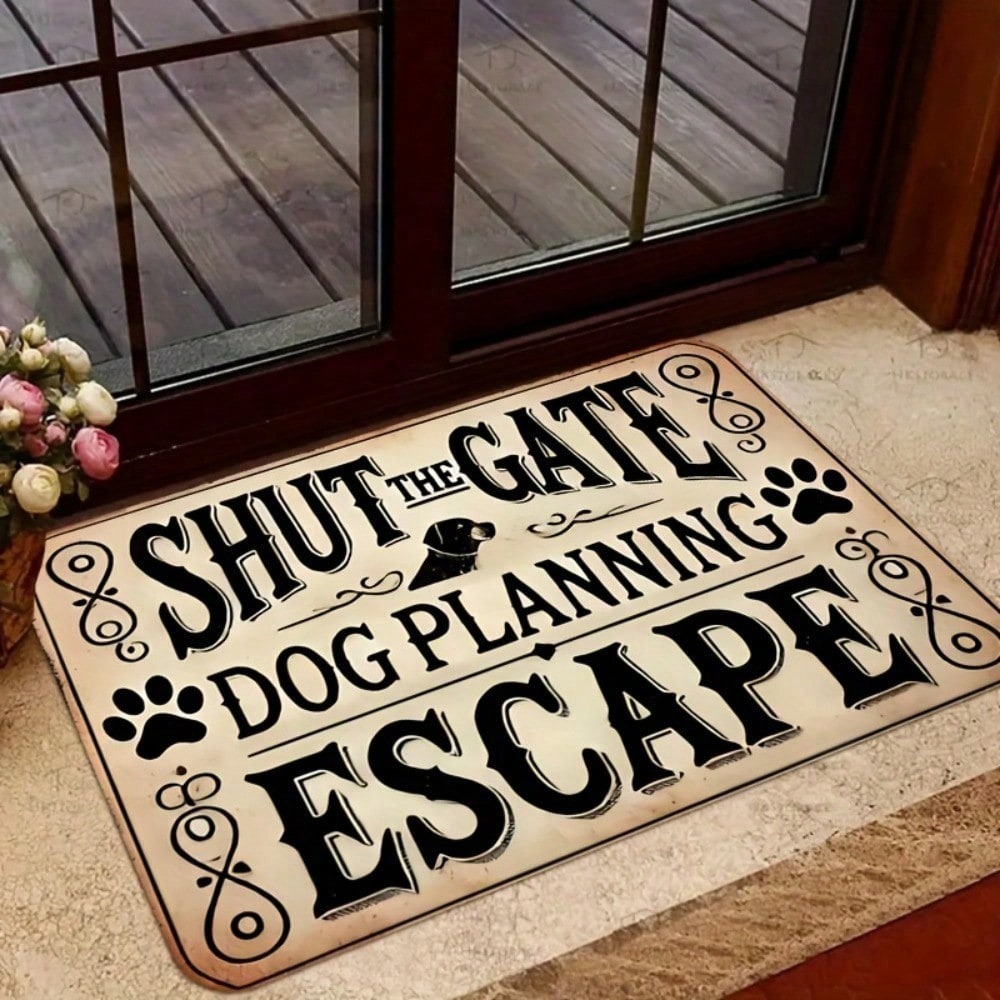 1pc  'SHUT THE GATE DOG PLANNI - огляд і ціна Home Bathroom Plan