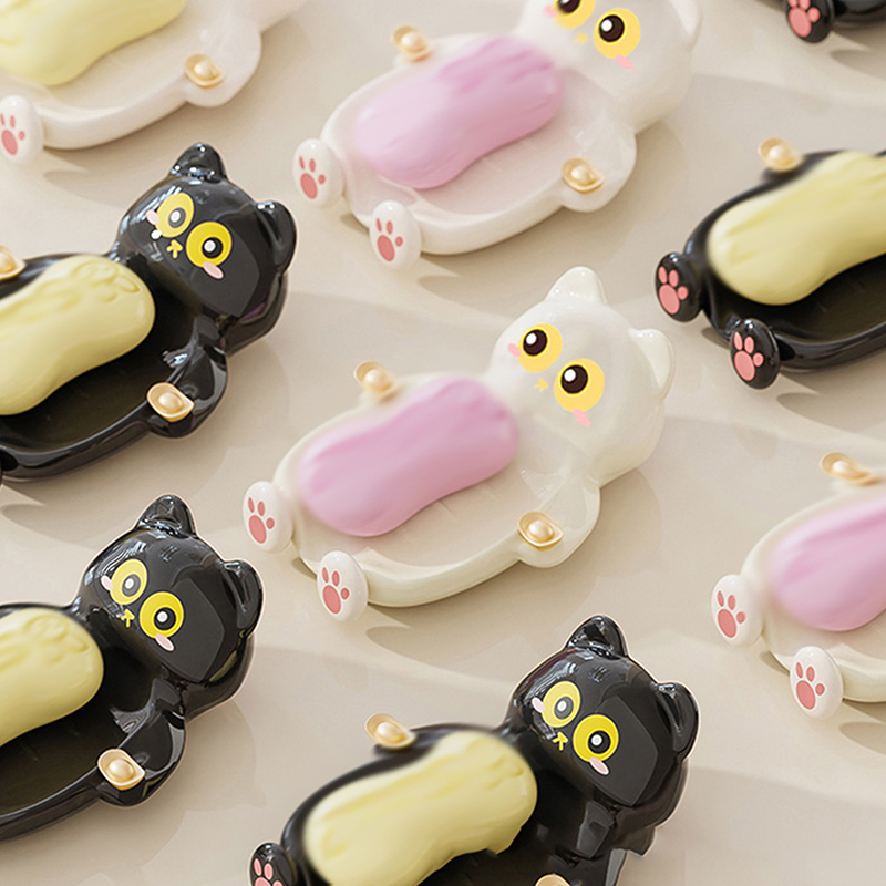 1pc Cute Cat Soap Dish, Creati - огляд і ціна Jet Home Bathroom Accessories