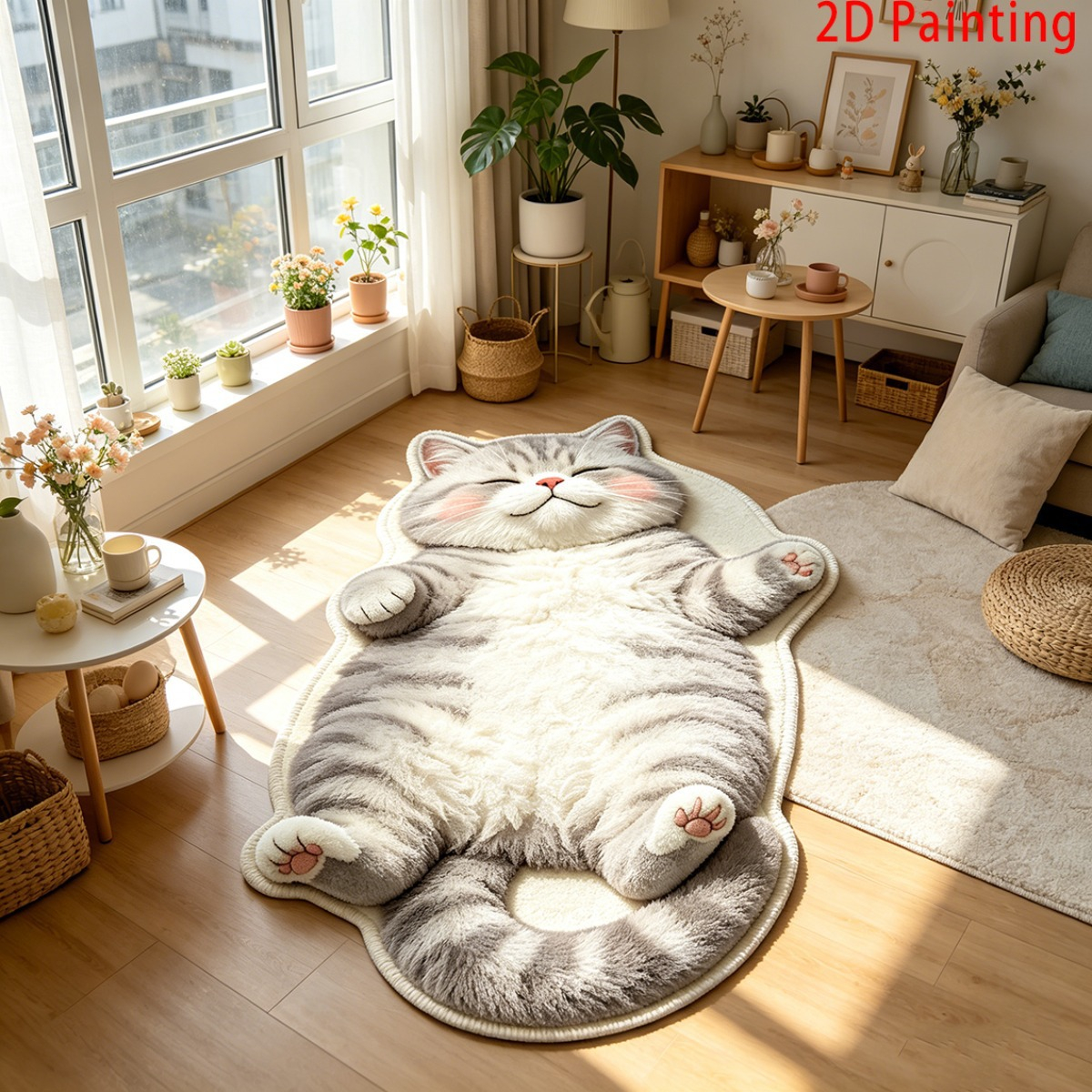 VIKAMA Cute 3D Stereoscopic Ca - огляд і ціна Home Bathroom Rugs