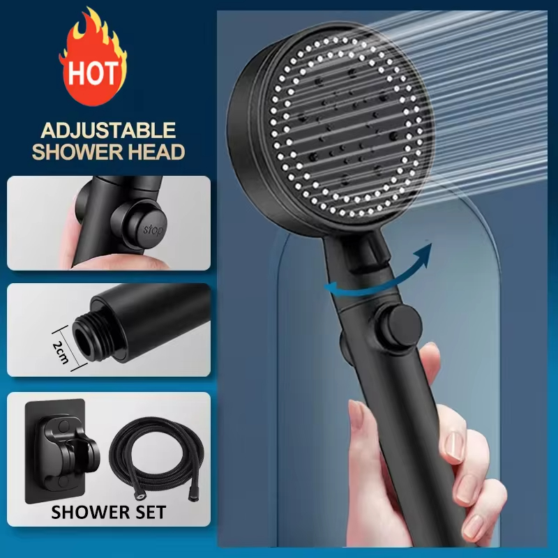 Pressure Boosting Shower Head  - огляд і ціна Home Bathroom