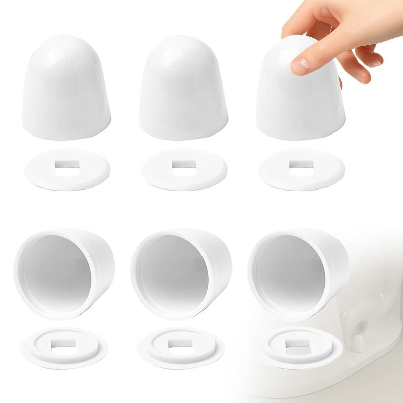 6pcs White Toilet Bolt Caps Fo - огляд і ціна Jet Home Bathroom Accessories