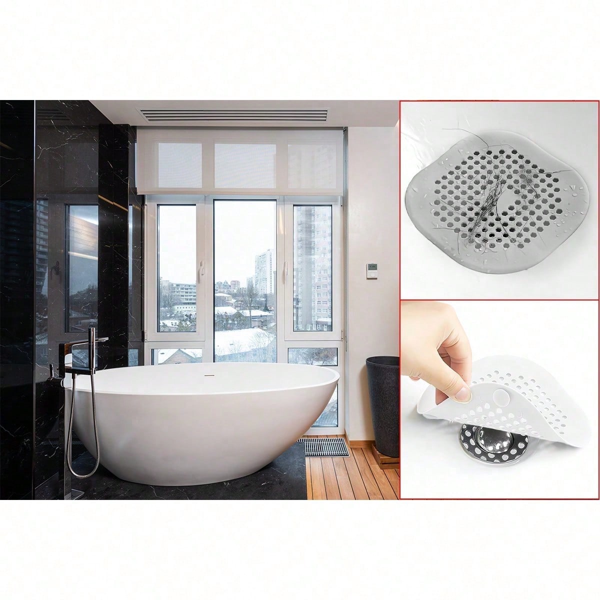 Minimalist Silicone Shower Dra - огляд і ціна Home Hardware Bathroom Sinks