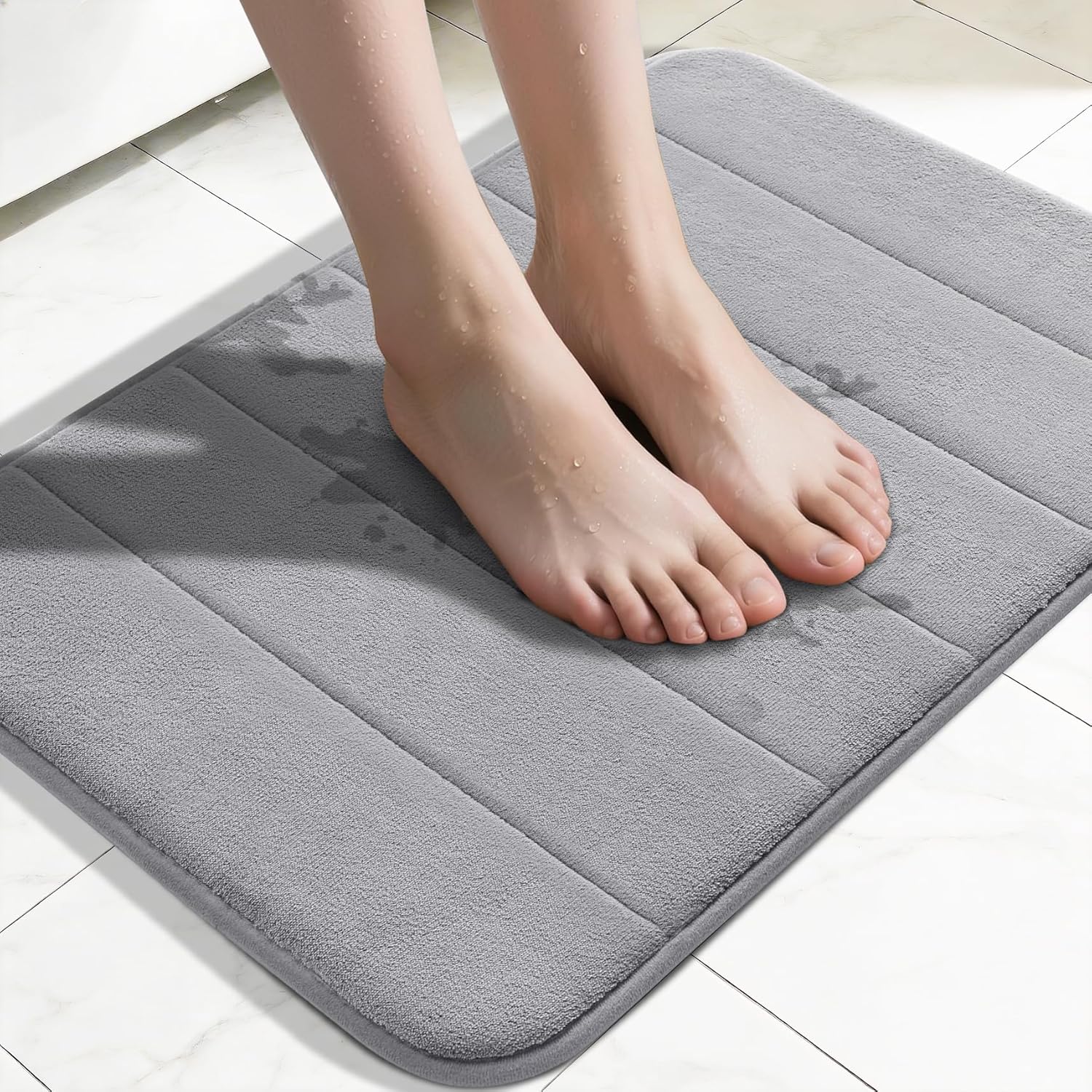 Memory Foam Bath Mat, Super So - огляд і ціна Home Bathroom Rugs