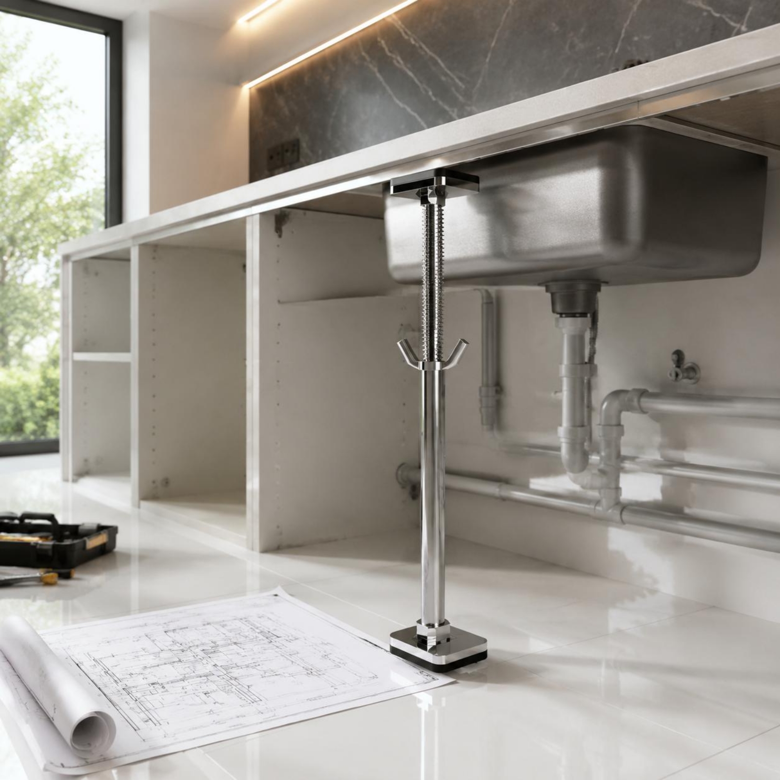 Under-Mount Sink Support Brace - огляд і ціна Home Hardware Bathroom Sinks