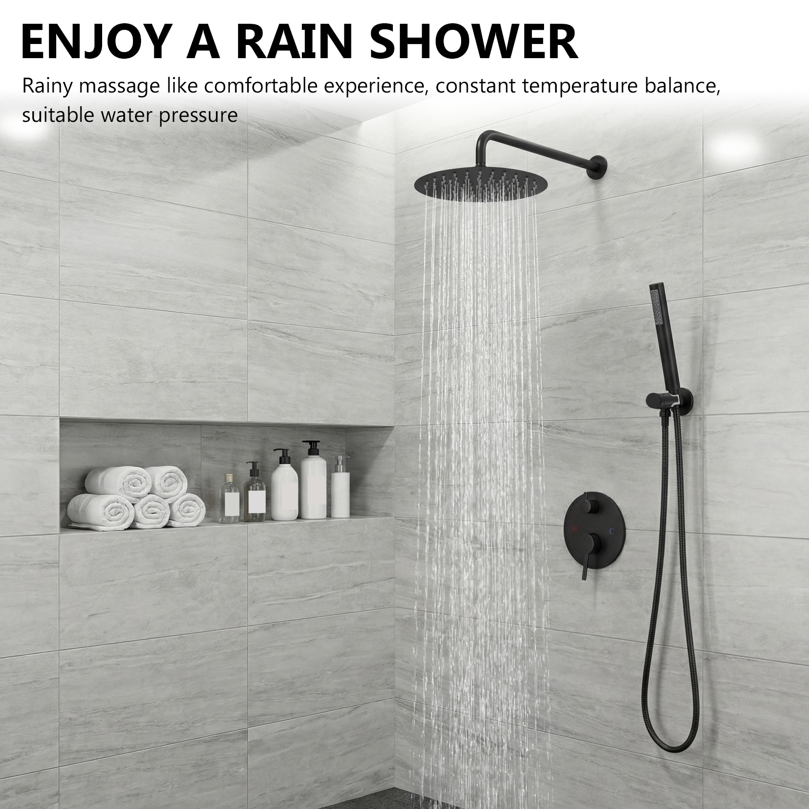 Ceiling Rainfall Shower Head S - огляд і ціна Home Bathroom