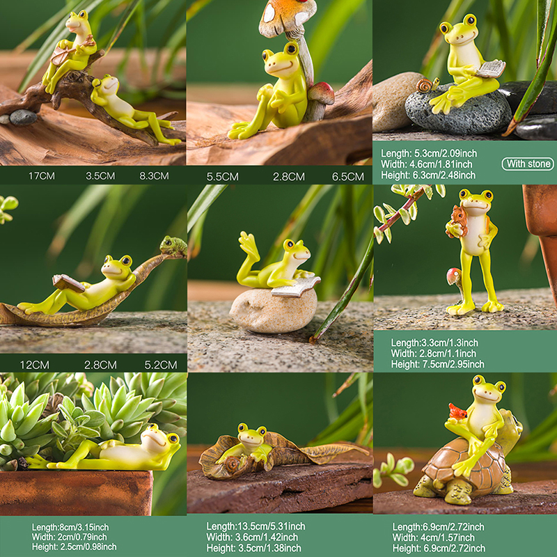 Resin Funny Frog Figurines For - огляд і ціна Jet Home Bathroom Accessories