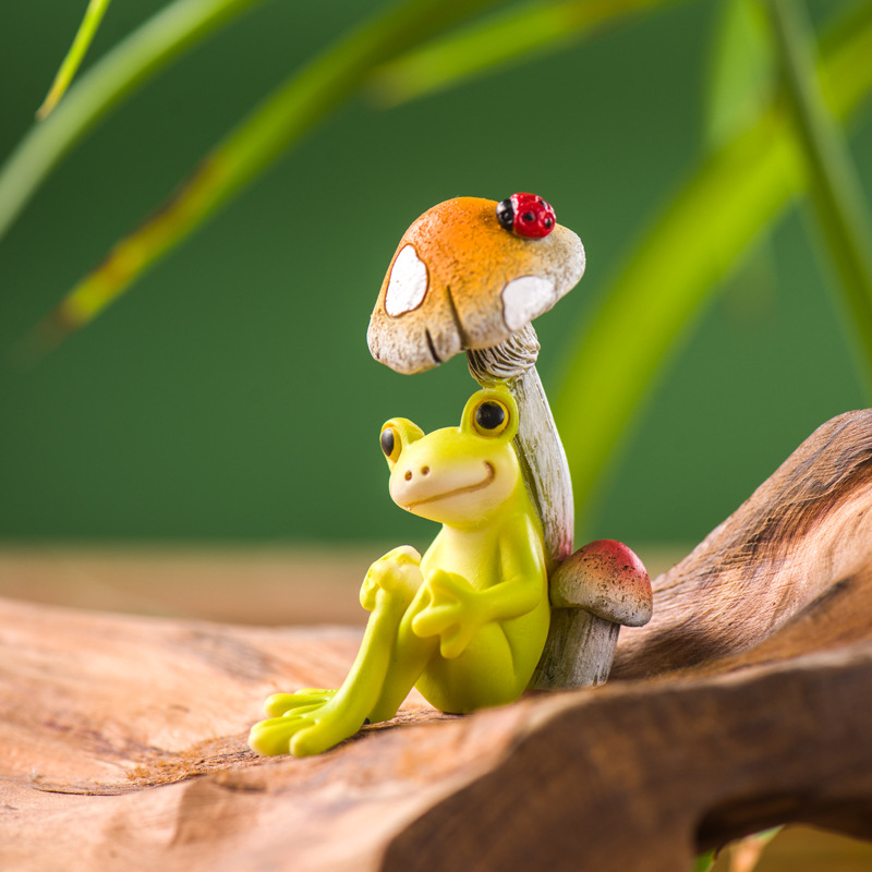 Resin Funny Frog Figurines For - огляд і ціна Jet Home Bathroom Accessories