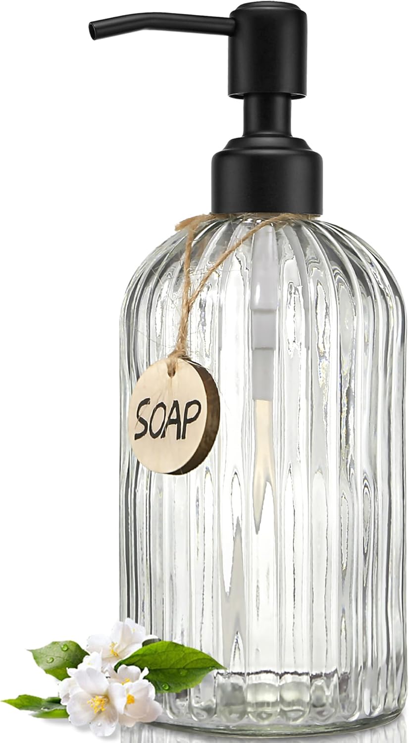 18oz Glass Soap Dispenser with - огляд і ціна Glass Soap Dish